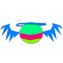 download Angel clipart image with 90 hue color