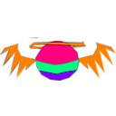 download Angel clipart image with 270 hue color