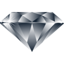 download Diamond clipart image with 315 hue color