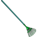 download Leaf Rake clipart image with 135 hue color