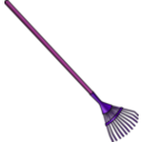 download Leaf Rake clipart image with 270 hue color