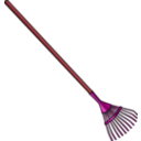 download Leaf Rake clipart image with 315 hue color