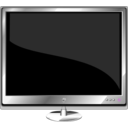 download Monitor Normal Screen clipart image with 225 hue color