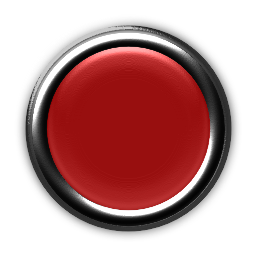 Red Button With Internal Light Turned Off