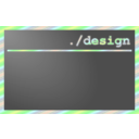 download Dot Slash Design clipart image with 45 hue color