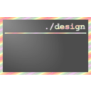 download Dot Slash Design clipart image with 315 hue color