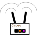 download Wireless Access Point clipart image with 270 hue color