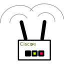 download Wireless Access Point clipart image with 315 hue color