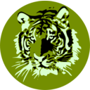 download Tigre clipart image with 45 hue color