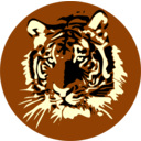 download Tigre clipart image with 0 hue color