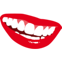 download Smile clipart image with 0 hue color