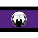 download Anonymous Flag clipart image with 135 hue color