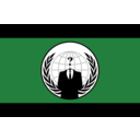 download Anonymous Flag clipart image with 0 hue color