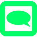 download Infobulle clipart image with 180 hue color