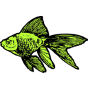 download Goldfish clipart image with 45 hue color