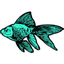 download Goldfish clipart image with 135 hue color