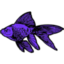 download Goldfish clipart image with 225 hue color