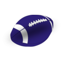 download Football clipart image with 225 hue color