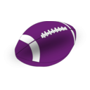download Football clipart image with 270 hue color