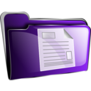 download Folder Icon Red Document clipart image with 270 hue color