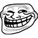 download Troll Face Problem clipart image with 45 hue color