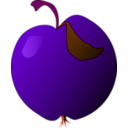 download A Red Apple clipart image with 270 hue color