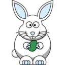 download Cartoon Bunny clipart image with 225 hue color