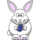 download Cartoon Bunny clipart image with 315 hue color