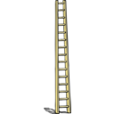 download Tall Ladder clipart image with 0 hue color