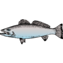 download Fish clipart image with 225 hue color