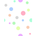 download Polka Dots In Pastel Colors clipart image with 90 hue color