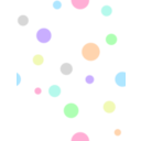 download Polka Dots In Pastel Colors clipart image with 135 hue color