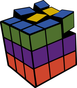 Rubik 3d Colored