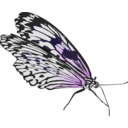 download Butterfly clipart image with 225 hue color