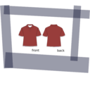 download Shirt clipart image with 180 hue color