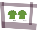 download Shirt clipart image with 270 hue color