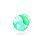 Environmental Eco Globe Leaf Icon