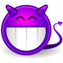 download Tango Face Devil clipart image with 270 hue color