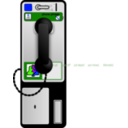 download Pay Phone clipart image with 225 hue color