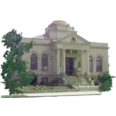 download Carnegie Library Building 01 clipart image with 45 hue color