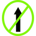 download Indian Road Sign No Entry clipart image with 90 hue color