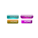 download Nice Web Buttons clipart image with 180 hue color