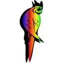 download Parrot clipart image with 45 hue color
