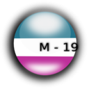 download M 19 clipart image with 315 hue color
