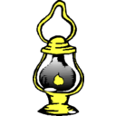 download Kerosene Lamp clipart image with 0 hue color