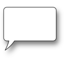 download Speech Bubble clipart image with 0 hue color