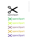 download Openclipart Scissors Logo Guide clipart image with 45 hue color