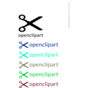 download Openclipart Scissors Logo Guide clipart image with 135 hue color