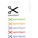 download Openclipart Scissors Logo Guide clipart image with 0 hue color