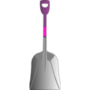 download Scoop Shovel clipart image with 270 hue color